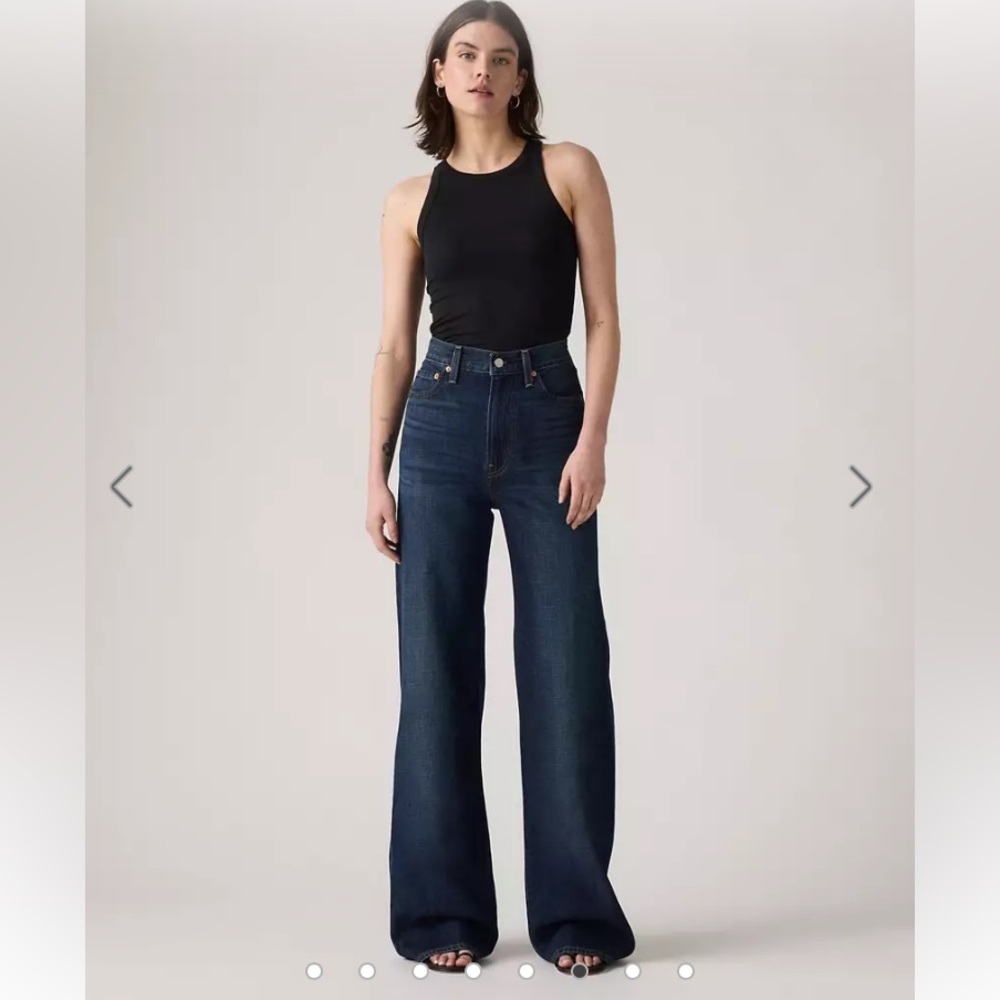 Levi's Dark Blue Flare Jeans